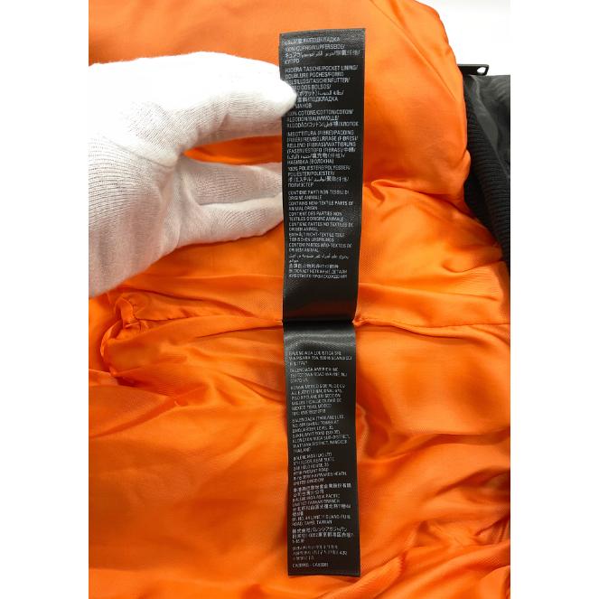 BALENCIAGA バレンシアガ レザーボンバージャケット MA-1 美品 XS