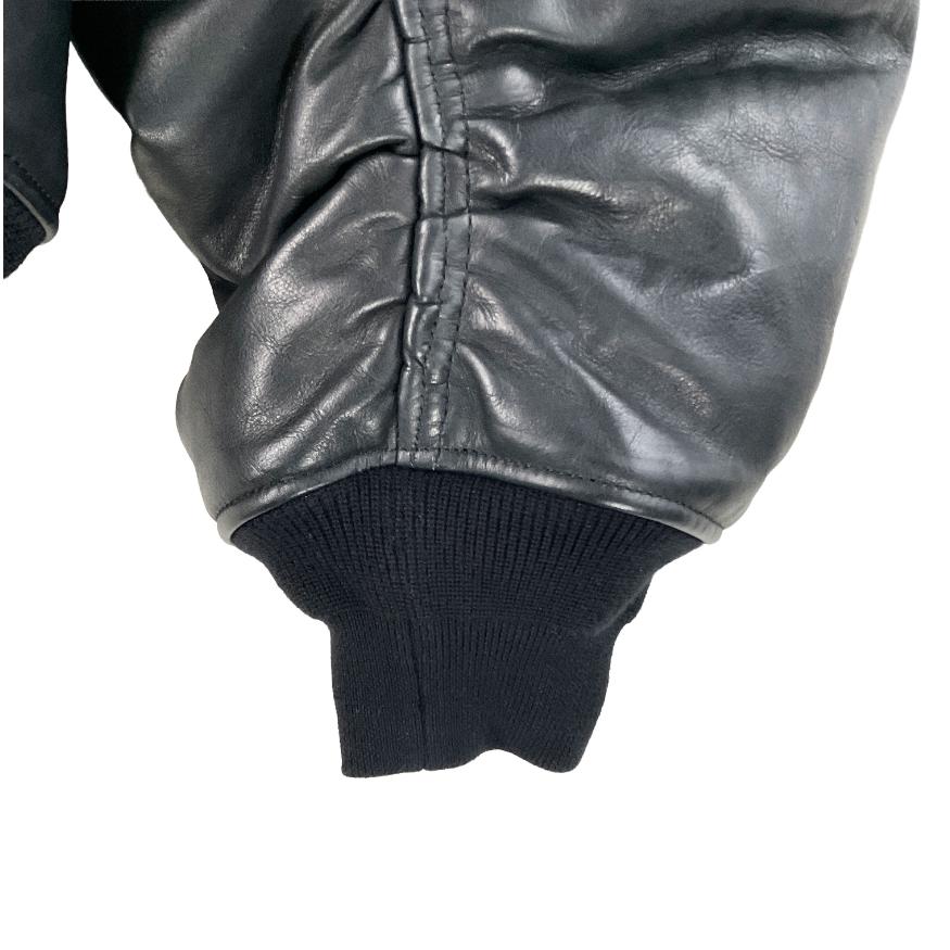 BALENCIAGA バレンシアガ レザーボンバージャケット MA-1 美品 XS