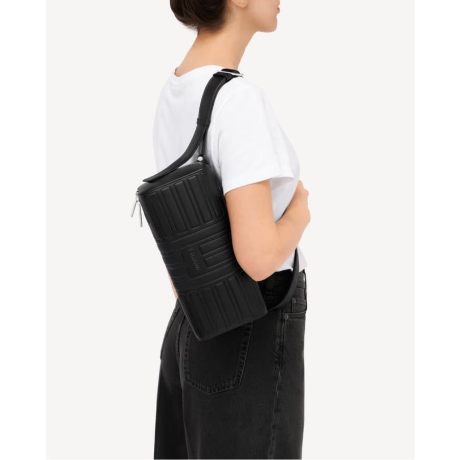 Rimowa リモワ レザークロスボディバッグ ラージ 美品 L ブラック