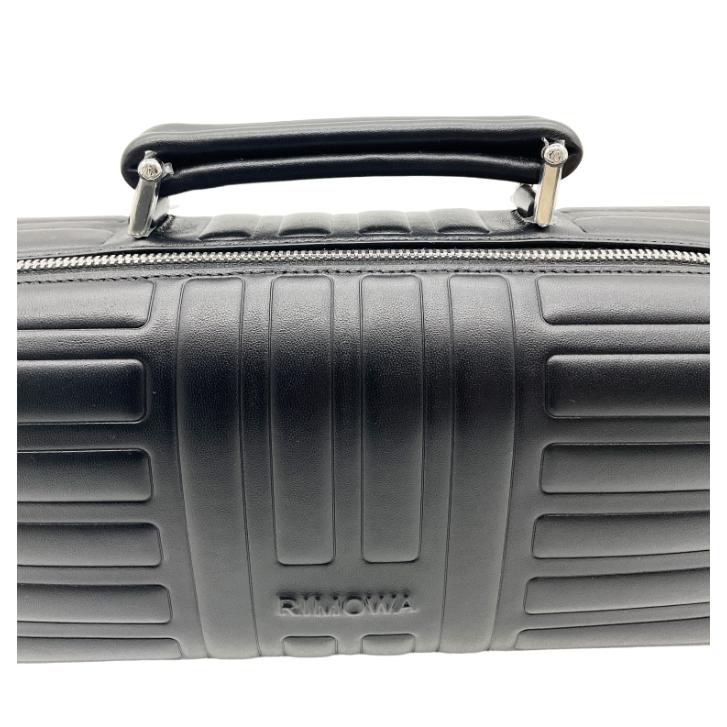 Rimowa リモワ レザークロスボディバッグ ラージ 美品 L ブラック