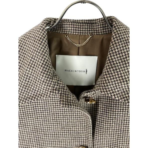 MACKINTOSH☆ハンビーロングコート☆千鳥格子 MACKINTOSH 千鳥格子チェックロングコート HUMBIE LONG MB 未使用品 8