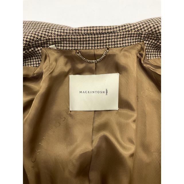 HUMBIE LONG MB✨千鳥格子 MACKINTOSH 千鳥格子チェックロングコート HUMBIE LONG MB 未使用品 8