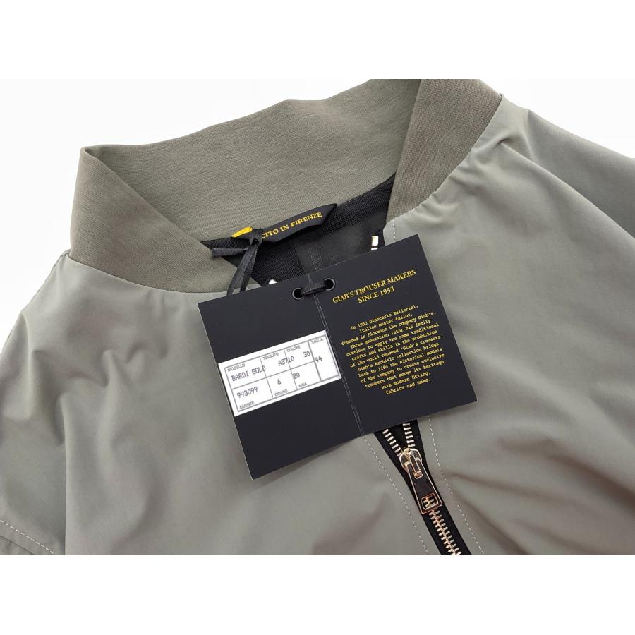 giab's ARCHIVIO ジャブスアルキビオ BARDI GOLD ジップアップMA-1