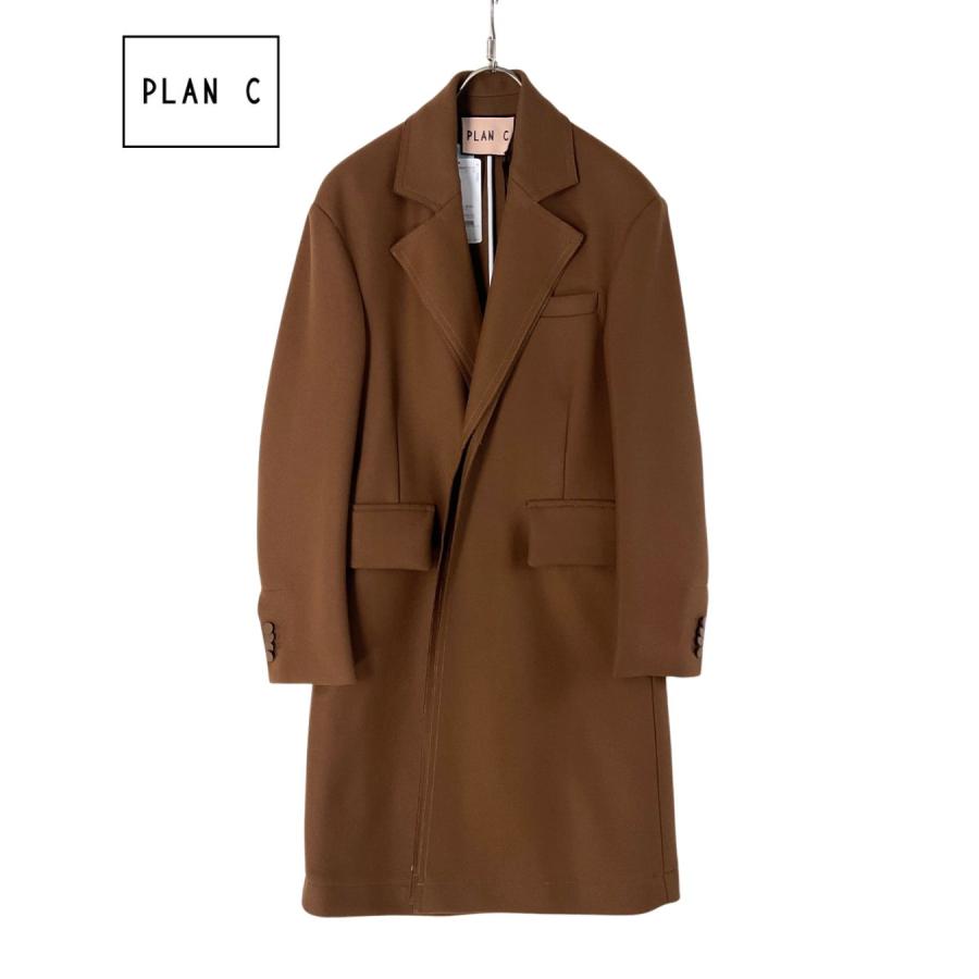 レディース PLAN C プランシー ロングコート ベルト ワイドポケット