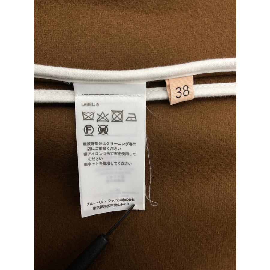 PLAN C プランシー ウールレイヤードロングコート 未使用 38 ブラウン