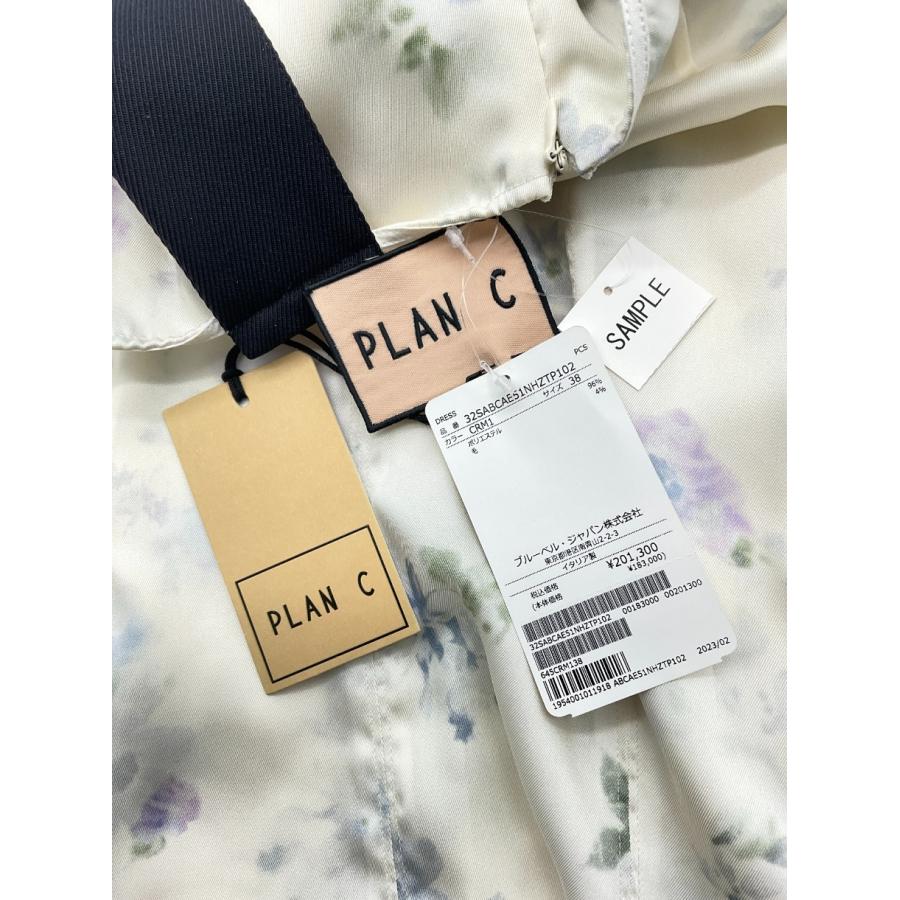 PLAN C プランシー マルチフラワー総柄ノースリーブワンピース 未使用 