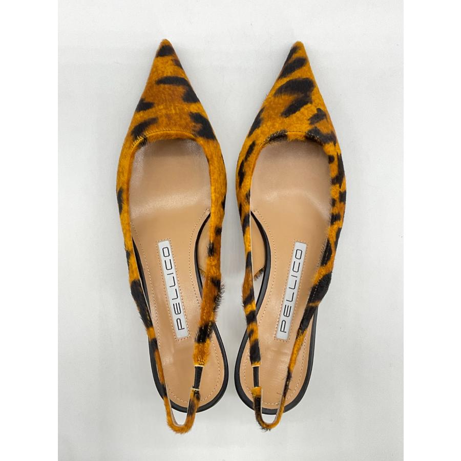 PELLICO ペリーコ レオパードバックスリングハラコヒールパンプス 未