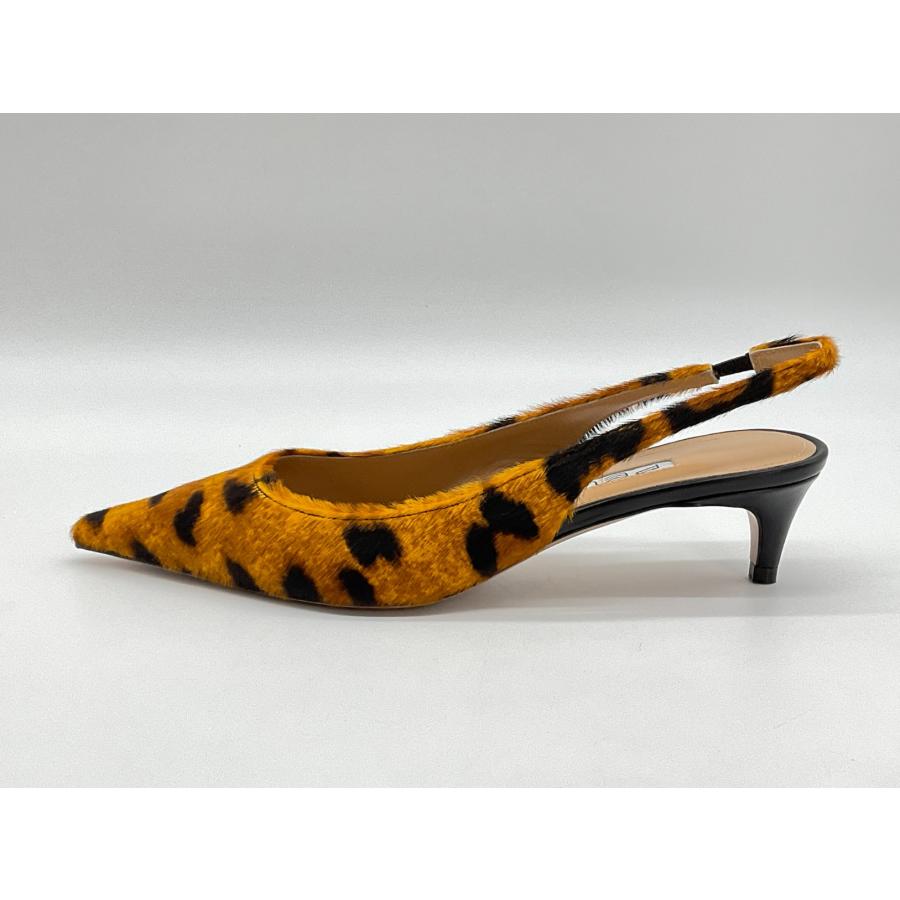 PELLICO ペリーコ レオパードバックスリングハラコヒールパンプス 未