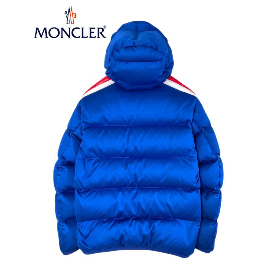 スンスンさん MONCLER　ダウン MONCLER SANBESAN ライン切り替えダウンジャケット 1 ブルー