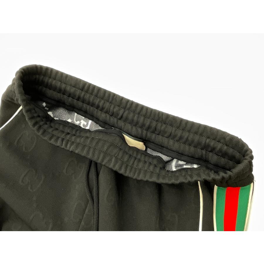 GUCCI モノグラムジャージーパンツ 663569-XJDE9 S (175/78A) ブラック