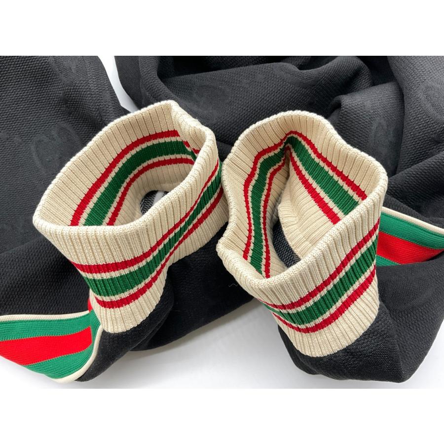 GUCCI モノグラムジャージーパンツ 663569-XJDE9 S (175/78A) ブラック