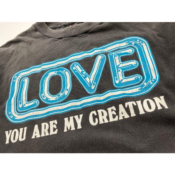 SAINT Mxxxxxx セントマイケル L/S TEE LOVE BLACK LOVEプリント