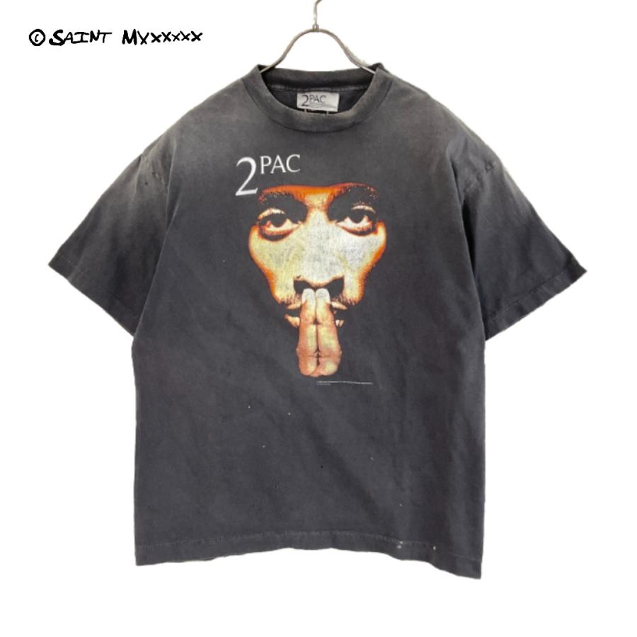 SAINT Mxxxxxx セントマイケル 25SS 2PACプリント半袖ヴィンテージ加工