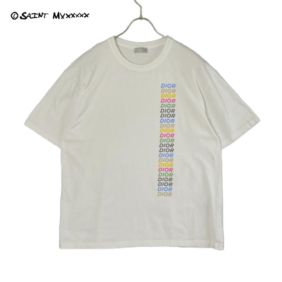 DIOR ディオール 24SS マルチカラーロゴTシャツ 413J696A0817 美品 L
