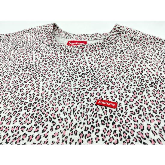 Supreme シュプリーム スモールボックスロゴピンクレオパードTシャツ