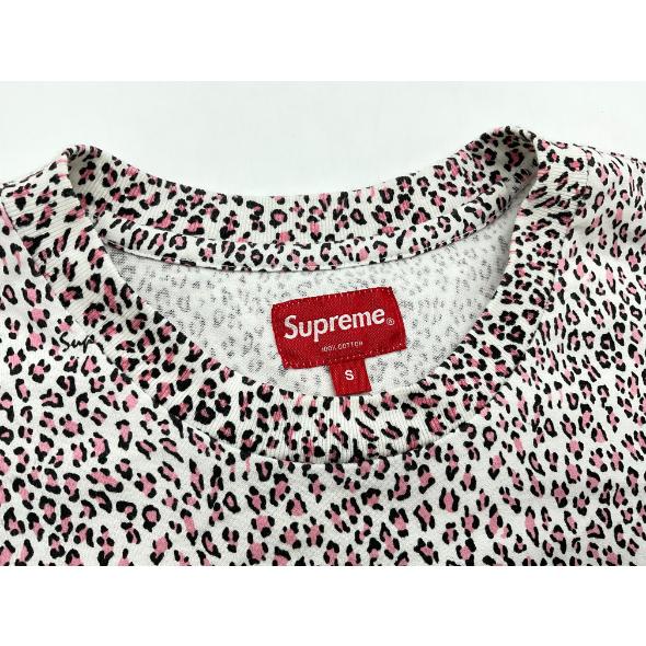 Supreme シュプリーム スモールボックスロゴピンクレオパードTシャツ