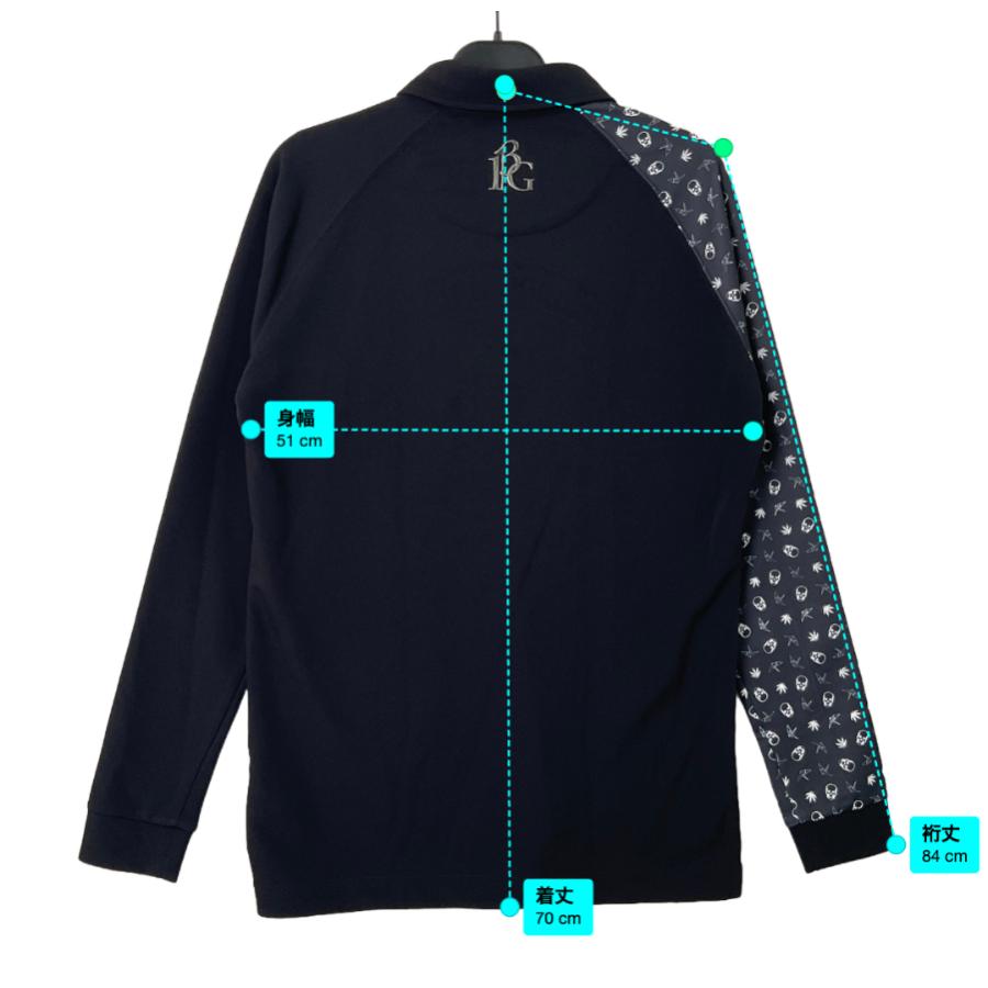 新品】 1PIU1UGUALE3 GOLF ウノピゥウノ BACK CIRCLE LOGO RAGLAN L/S