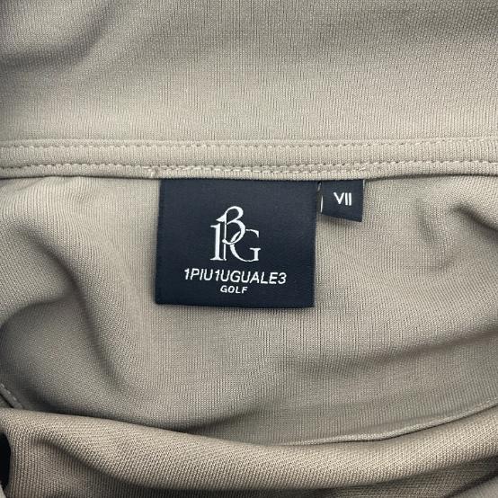 1PIU1UGUALE3 GOLF ウノピゥウノ ゴルフ RAGLAN L/S MOCK NECK BACK