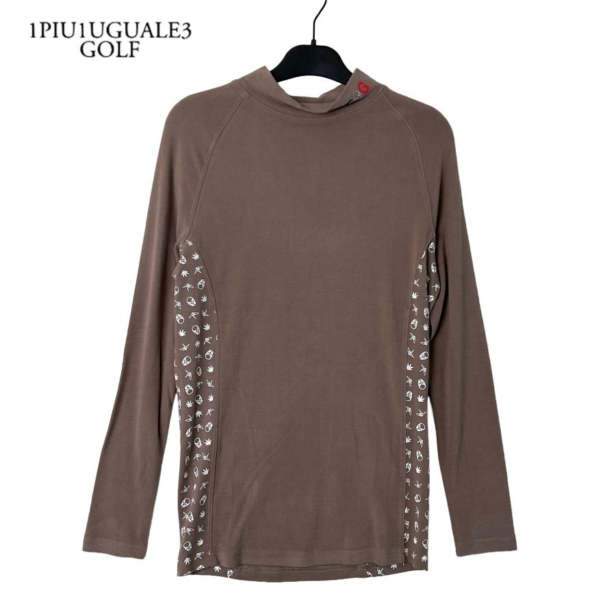 メンズウェア 1PIU1UGUALE3 GOLF L/S MOCK NECK RAGLAN 新品】 1PIU1UGUALE3 GOLF ウノピゥウノ RAGLAN L/S UV モックネック