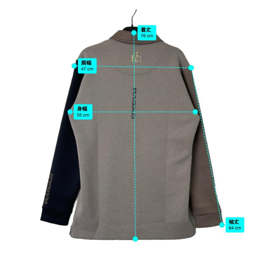メンズウェア 1PIU1UGUALE3 GOLF L/S POLO STANDARD 新品】 1PIU1UGUALE3 GOLF ウノピゥウノ L/S POLO ポロシャツ ベージュ