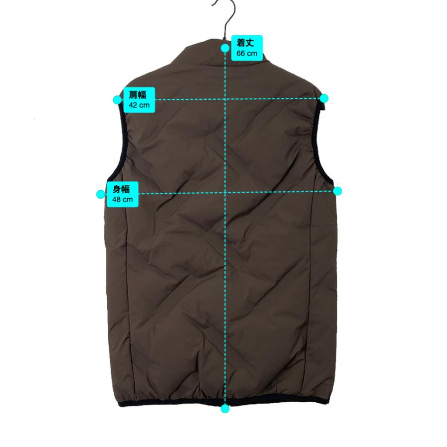 1PIU1UGUALE3 GOLF★美品★ブラウン★GOLF★ダウンベスト★ⅴ★ 1PIU1UGUALE3 GOLF ウノピゥウノ ゴルフ DOWN VEST ダウンベスト