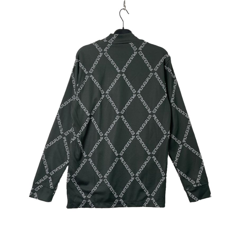 新品】 1PIU1UGUALE3 GOLF ウノピゥウノ ARGYLE LOGO L/S MOCK アー