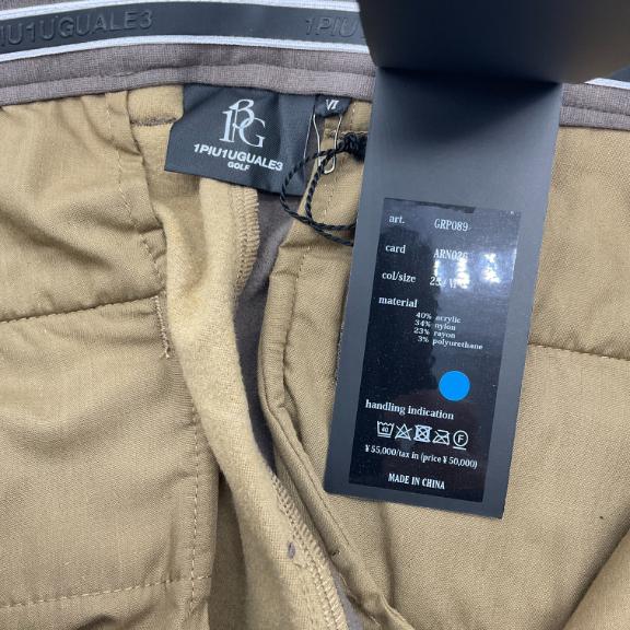 新品】 1PIU1UGUALE3 GOLF ウノピゥウノ × ペラフィネ REGULAR LONG