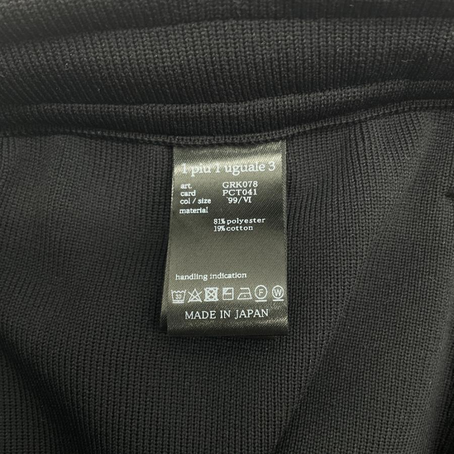 ★新品/定価8.3万★ 1PIU1UGUALE3 リブパンツ 6 ホワイト 新品】 1PIU1UGUALE3 GOLF ウノピゥウノ RIB PANTS リブパンツ