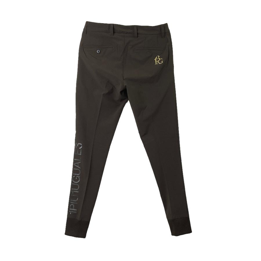 1PIU1UGUALE3 GOLF サイドロゴリブパンツ ジョガー 新品 6 ブラウン_1