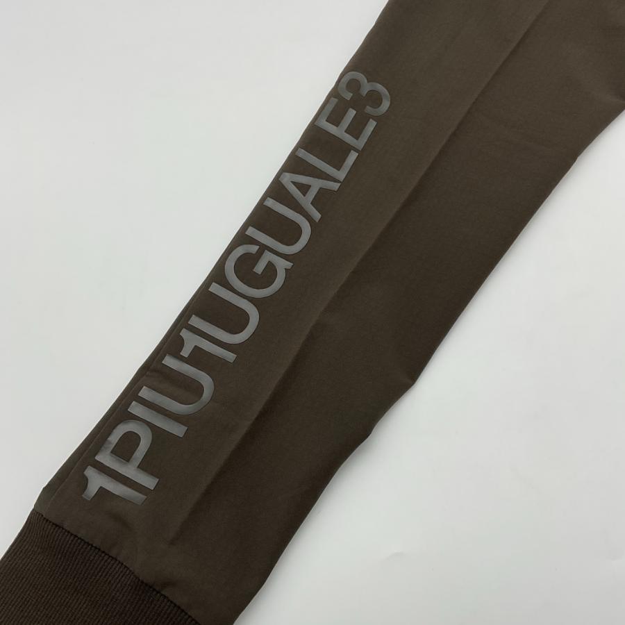 1PIU1UGUALE3 GOLF サイドロゴリブパンツ ジョガー 新品 6 ブラウン_4