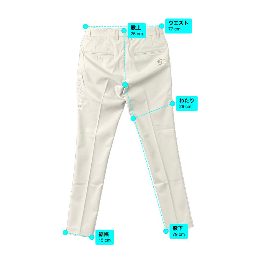 1PIU1UGUALE3 GOLF SLIM PANTS サイドロゴ刺繍スリムパンツ 新品 3