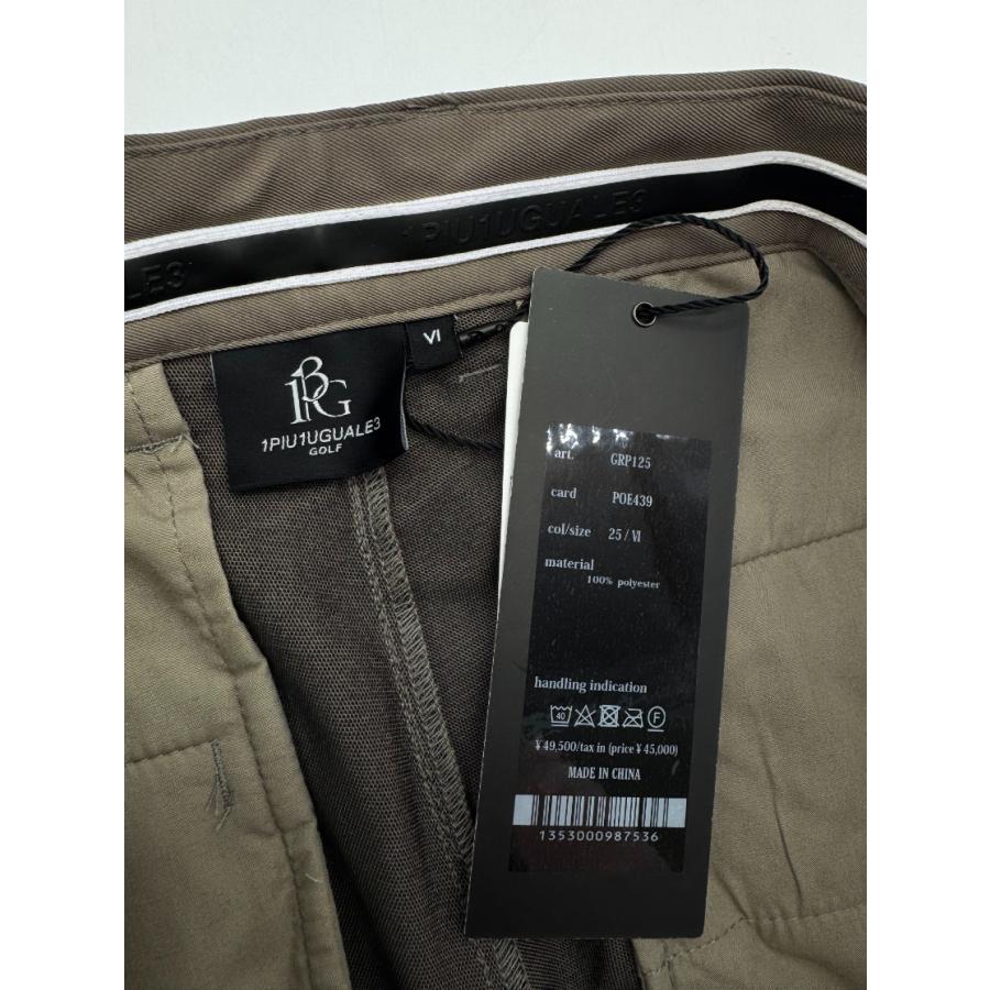 1PIU1UGUALE3 GOLF CREASE PANTS クリースパンツ 新品 6 ベージュ