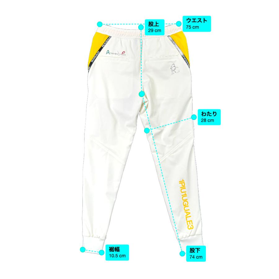 新品】 1PIU1UGUALE3 GOLF ウノピゥウノ × デルピエロ サイド ジョガー