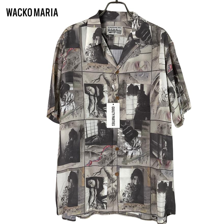 WACKO MARIA ワコマリア 緊縛 アロハシャツ 新品 L グレー : トレスト