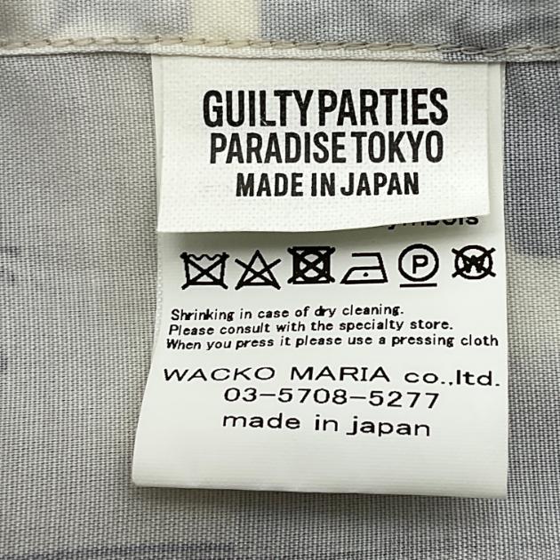 WACKO MARIA ワコマリア 緊縛 アロハシャツ 新品 L グレー : トレスト