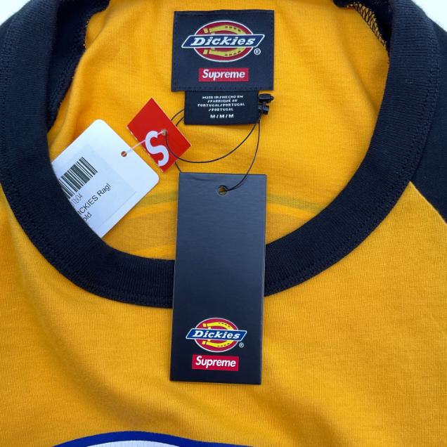 SUPREME シュプリーム x DICKIES 24FW Raglan L/S Top Gold カットソー