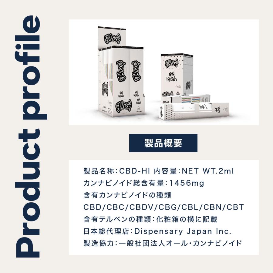 CBD-Hi GASS Disposable Vape Gassy Runtz NW Kush Durban Poison 内容 