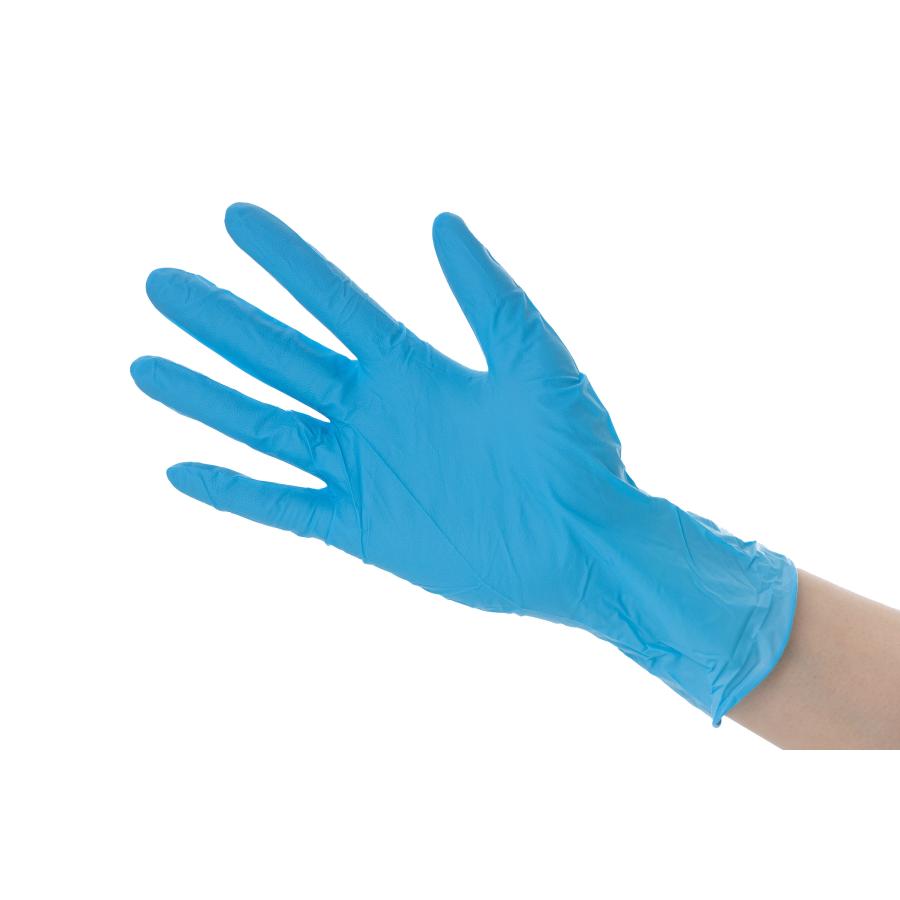 プロワーク　ニトリル極薄手袋　ニトリーノプラス　100枚入　ニトリル　ブルー　パウダーフリー　使い捨て　耐油　食品衛生法適合品　フィット　左右兼用　 |  | 01