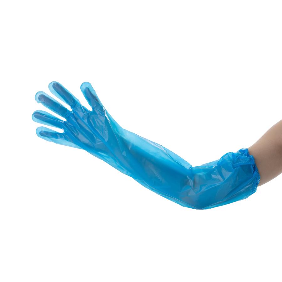 ［PROWORK］ポリエチロング手袋 50枚入 60cm  ポリエチレン　食品衛生法適合品　介護　 |  | 03