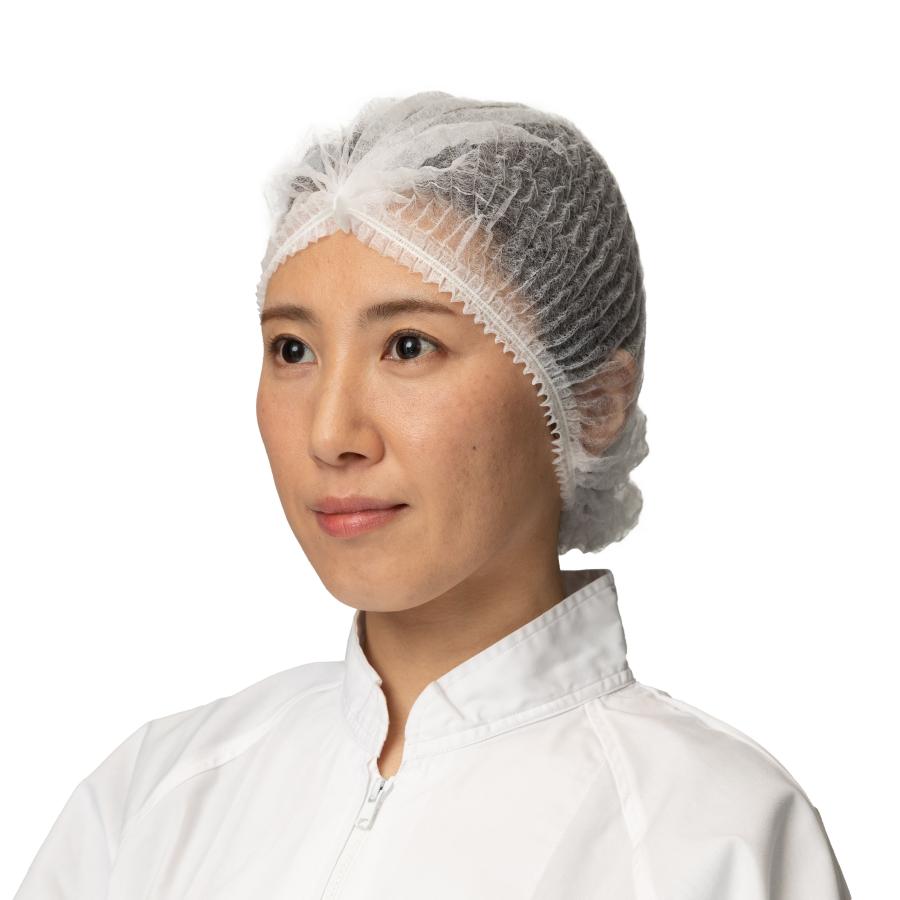 プロワーク ザグキャップ2 100枚入り 不織布 白 青フリー |  | 02