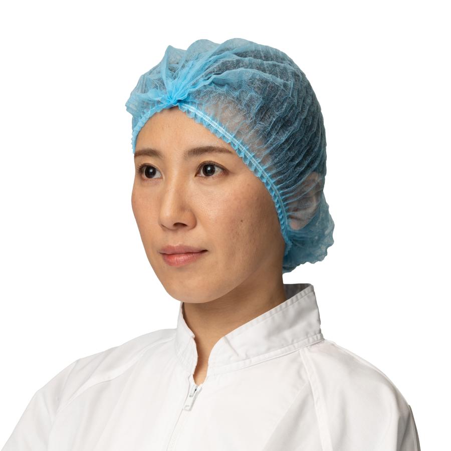 プロワーク ザグキャップ2 100枚入り 不織布 白 青フリー |  | 03