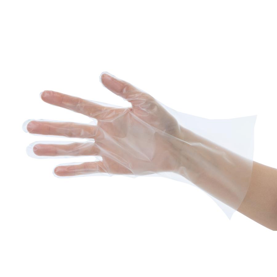 ［PROWORK］ポリタッチエコ　200枚入　ポリエチレン手袋　外エンボス　食品衛生法適合　左右兼用　食品加工　清掃　介護　理美容 |  | 01