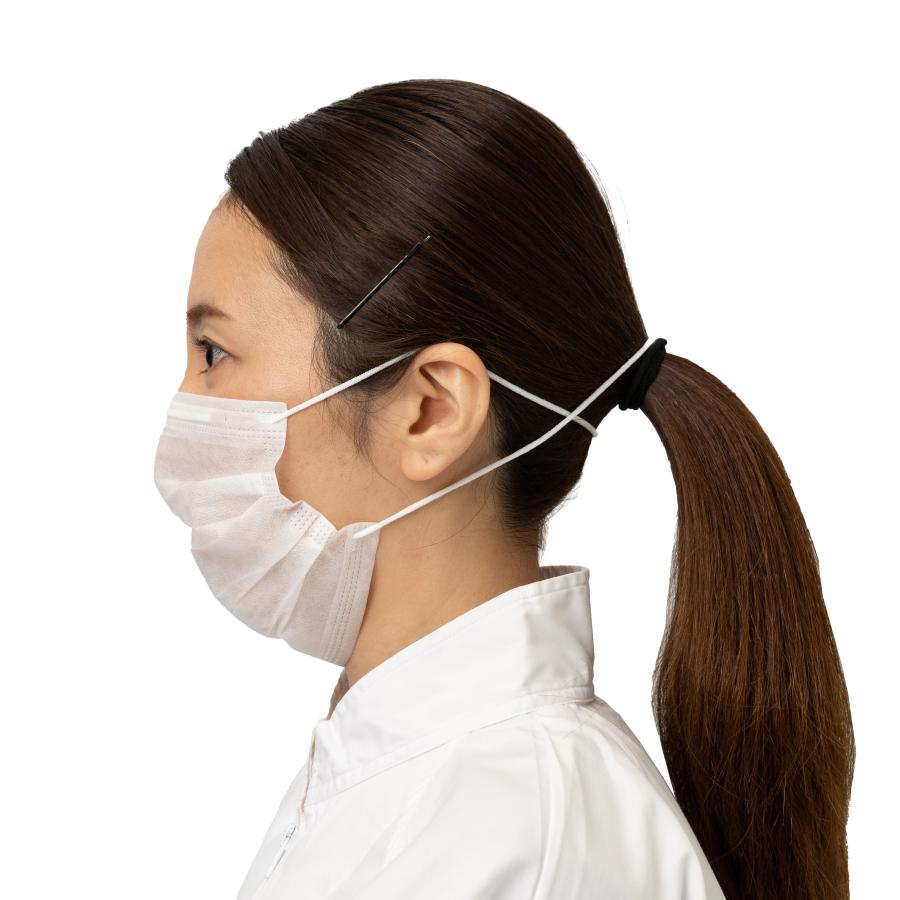 不織布　使い捨てマスク　蒸れにくい　PROWORK　2層マスク　オーバーヘッドタイプ 2SM-01B  100枚入り  飛沫防止　厨房　食品工場 |  | 01