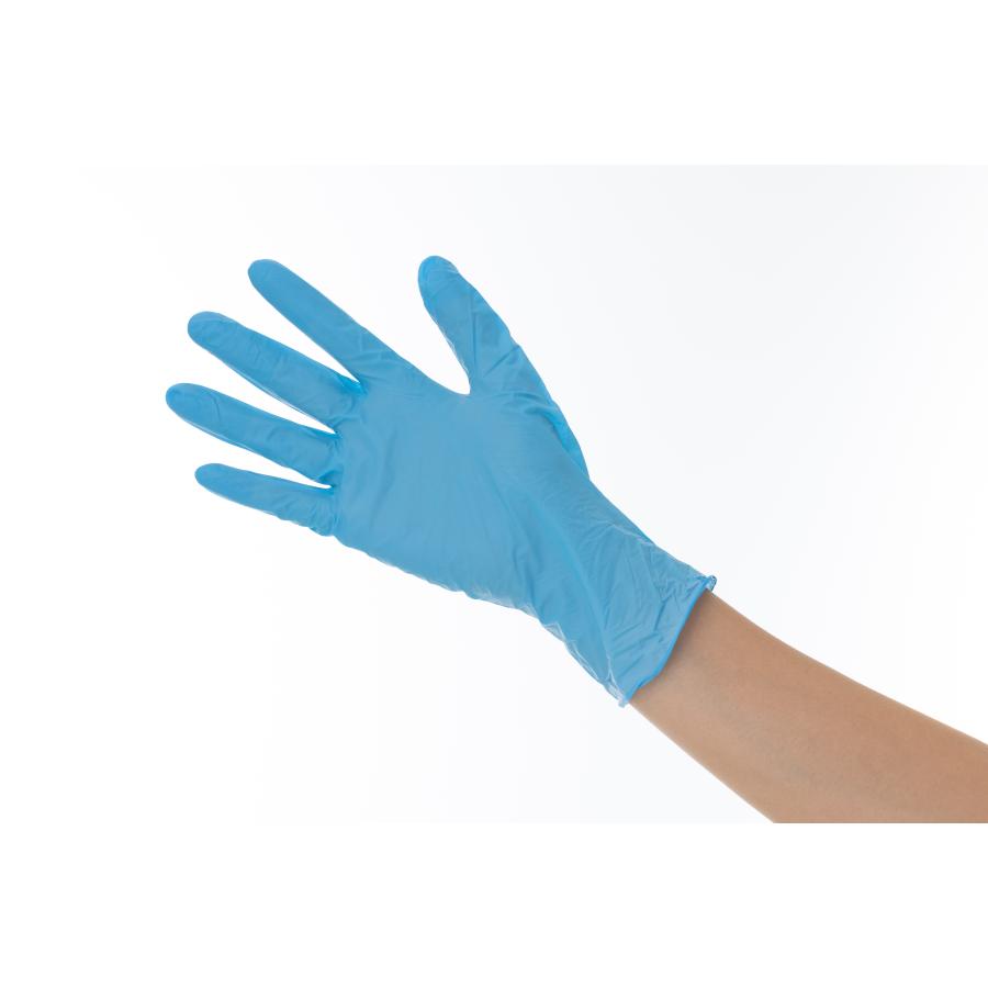 プロワーク　ニトリル極薄手袋　ニトリーノプラス Cブルー NPC-02  100枚入　ニトリル　ブルー　パウダーフリー　使い捨て　耐油　食品衛生法適合品　左右兼用　 |  | 02