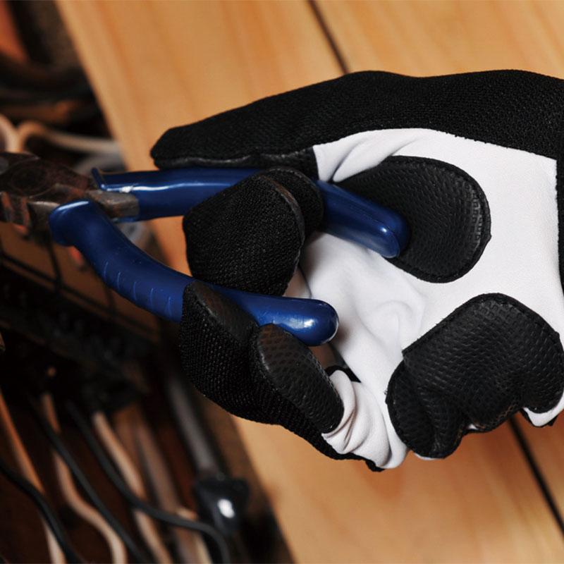 ホーケン　牛革手袋　ドットサイバーDC53H　あて付き   吸汗速乾　設備作業　組立て　メンテナンス |  | 03