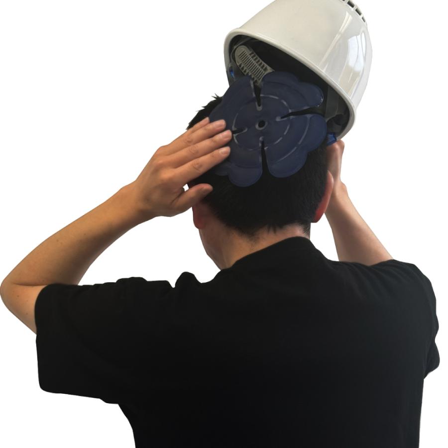 ＜アイスジェルパッド　REIKA NEO＞　ヘルメット用冷却パット　頭頂部　繰り返し　帽子　ひんやり　冷感　熱中症対策　PCM | 