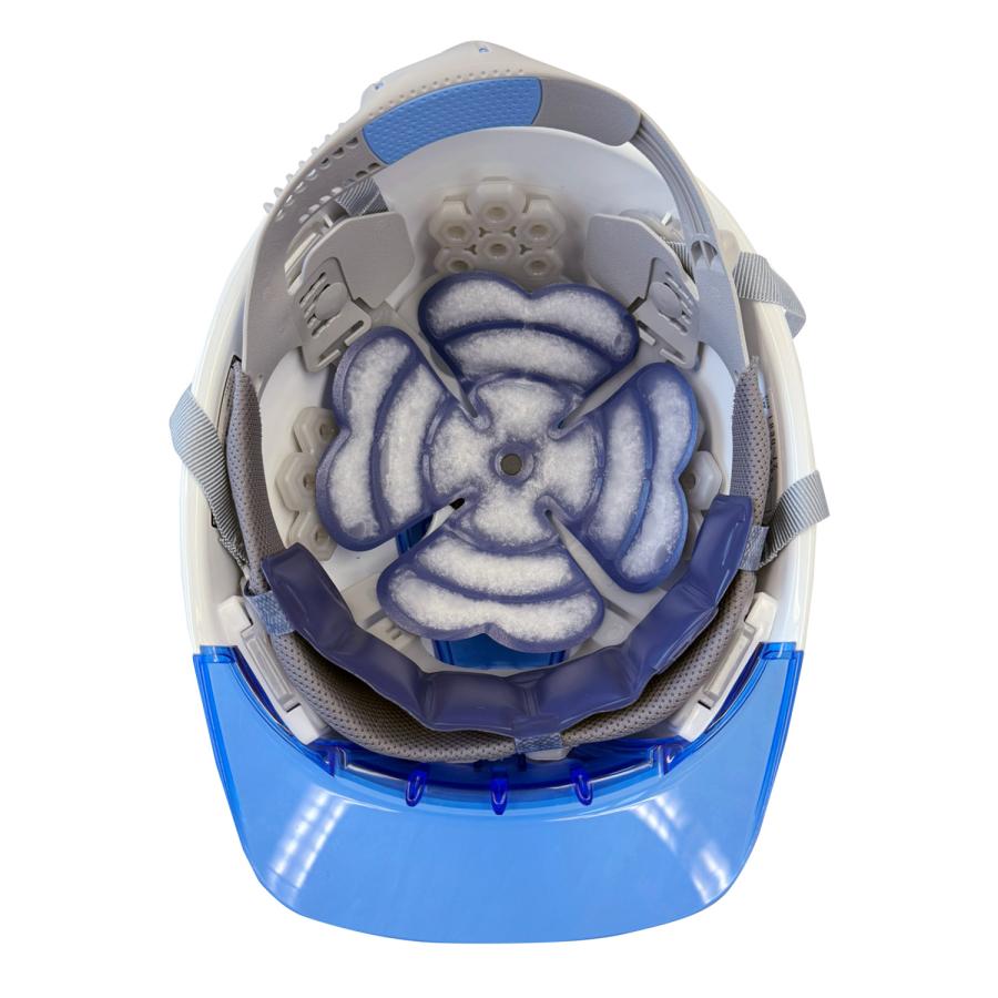 ＜アイスジェルパッド　REIKA NEO＞　ヘルメット用冷却パット　頭頂部　繰り返し　帽子　ひんやり　冷感　熱中症対策　PCM |  | 02