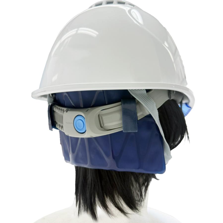ヘルメット用冷却パッド＜ 涼RUN ＞　ネッククーラー　ヘルメット　首筋　冷却パッド　クーリングフラップ　簡単装着　清涼感　ひんやり　冷感　熱中症対策　PCM |  | 02