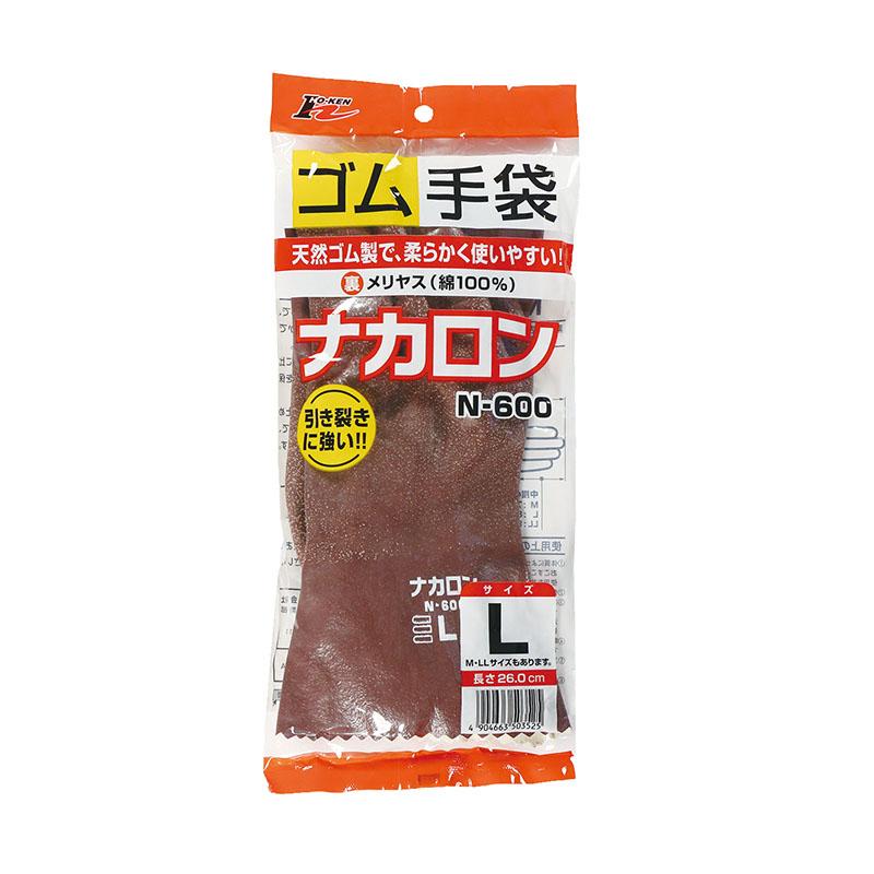 中部物産貿易　ホーケングローブ　ナカロン　N-600　天然ゴム　綿　裏メリヤス　柔らかい　 |  | 01