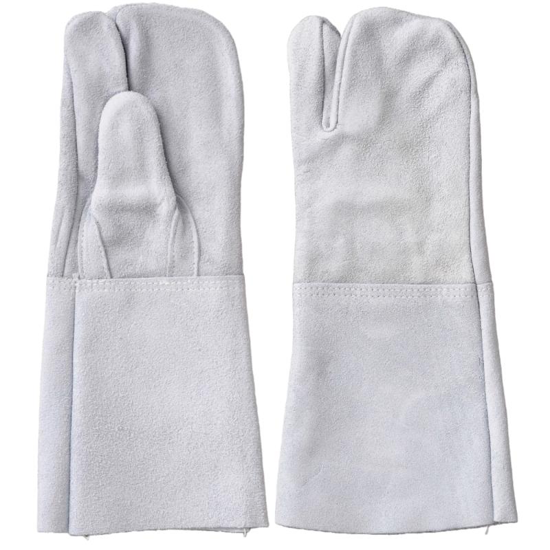 中部物産貿易 ホーケングローブ 溶接用革手袋 ヨーテ#30TT 3本指 溶接 溶断 ロング | 